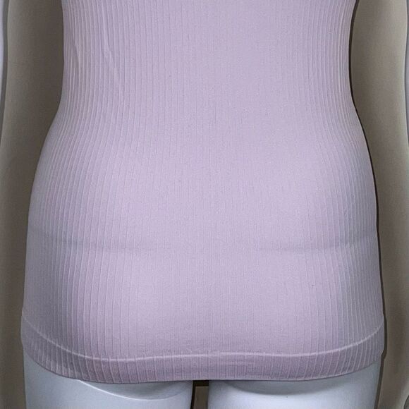 Halara Ribbed Tank Top with Built in Bra in Lilac Cream - Picture 12 of 12